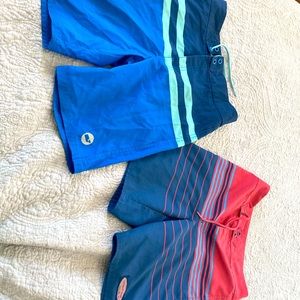 2 pair of Vineyard Vines boys Board-shorts S 8-10
